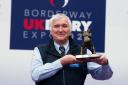 Geoff Bone was presented the John Dennison Lifetime Achievement Award Ref:RH160324101  Rob Haining / The Scottish Farmer...
