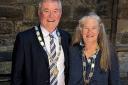 Hexham mayor Derek Kennedy and deputy mayor Fay Hartland