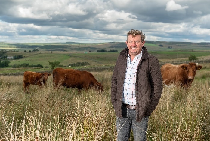 David Stanners, who farms at Hexham