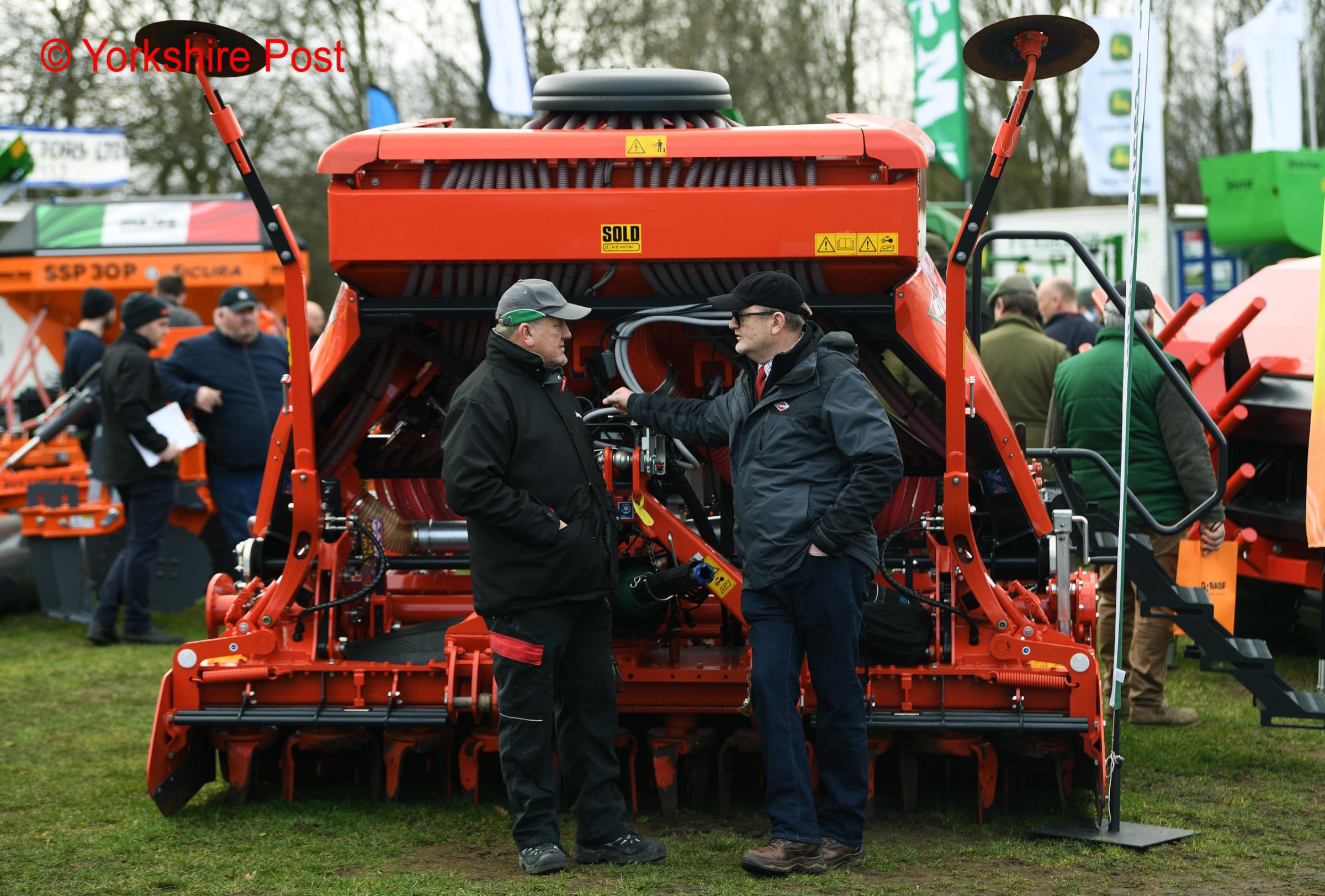 The Yorkshire Agricultural Machinery Show, held at the York Auction Centre, Murton, York. 2nd February 2022. Picture : Jonathan Gawthorpe