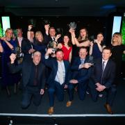 The Northern Farmer Awards 2024 held at The Pavilions, Harrogate. All the winners from the night and event host Christine Talbot. Picture: CHRIS BOOTH