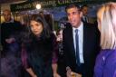 Rishi Sunak and wife Akshata at the event, where Wensleydale Cheese was invited to feature in the Downing Street festive showcase