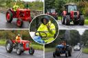 Tractor road run in aid of If U Care Share