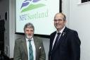 NFU Scotland president Martin Kennedy met with newly elected NFU president Tom Bradshaw at NFU Scotland's annual dinner in Glasgow