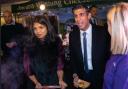 Rishi Sunak and wife Akshata at the event, where Wensleydale Cheese was invited to feature in the Downing Street festive showcase