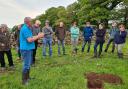 Fellside AGM Andy Dyer discussing soil health