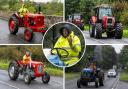 Tractor road run in aid of If U Care Share