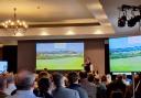 Joe Stanley speaks at the 2023 Northern Farming Conference