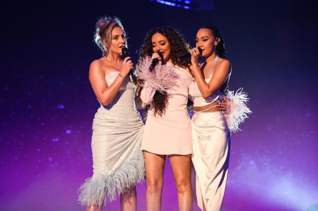 The Northern Farmer: Little Mix on stage (PA)