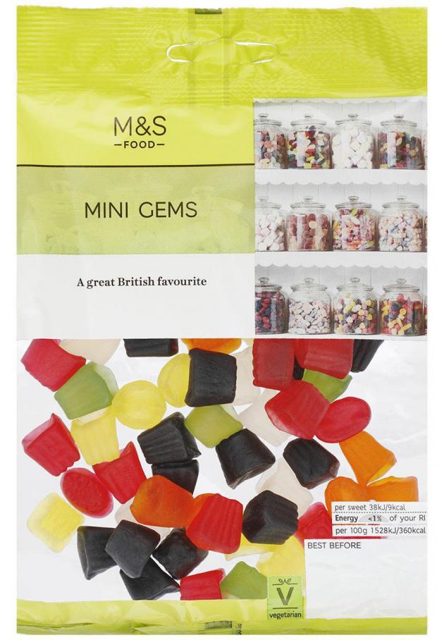The Northern Farmer: Undated handout photo issued by Marks and Spencer of a packet of Mini Gems. Marks and Spencer has changed the name of its popular Midget Gems sweet to avoid offending people with dwarfism rebranding its version of the confectionery as Mini Gems following a campaign by a disability academic. 