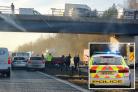 A man has been charged for the A1(M) crash that occurred at the A177 flyover on Friday (January 21) morning at 10.35am. Picture: PA MEDIA.