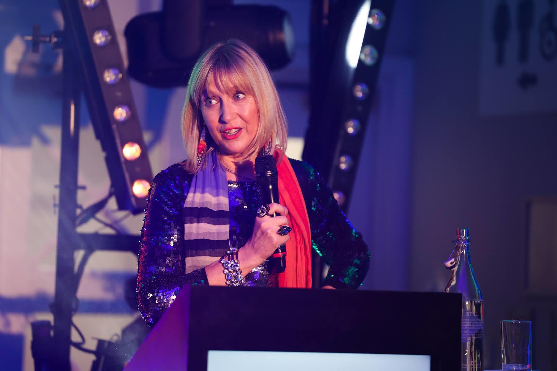 The Northern Farmer Awards 2022 held at The Pavilions in Harrogate. Event host Wendy Gibson. Picture: CHRIS BOOTH