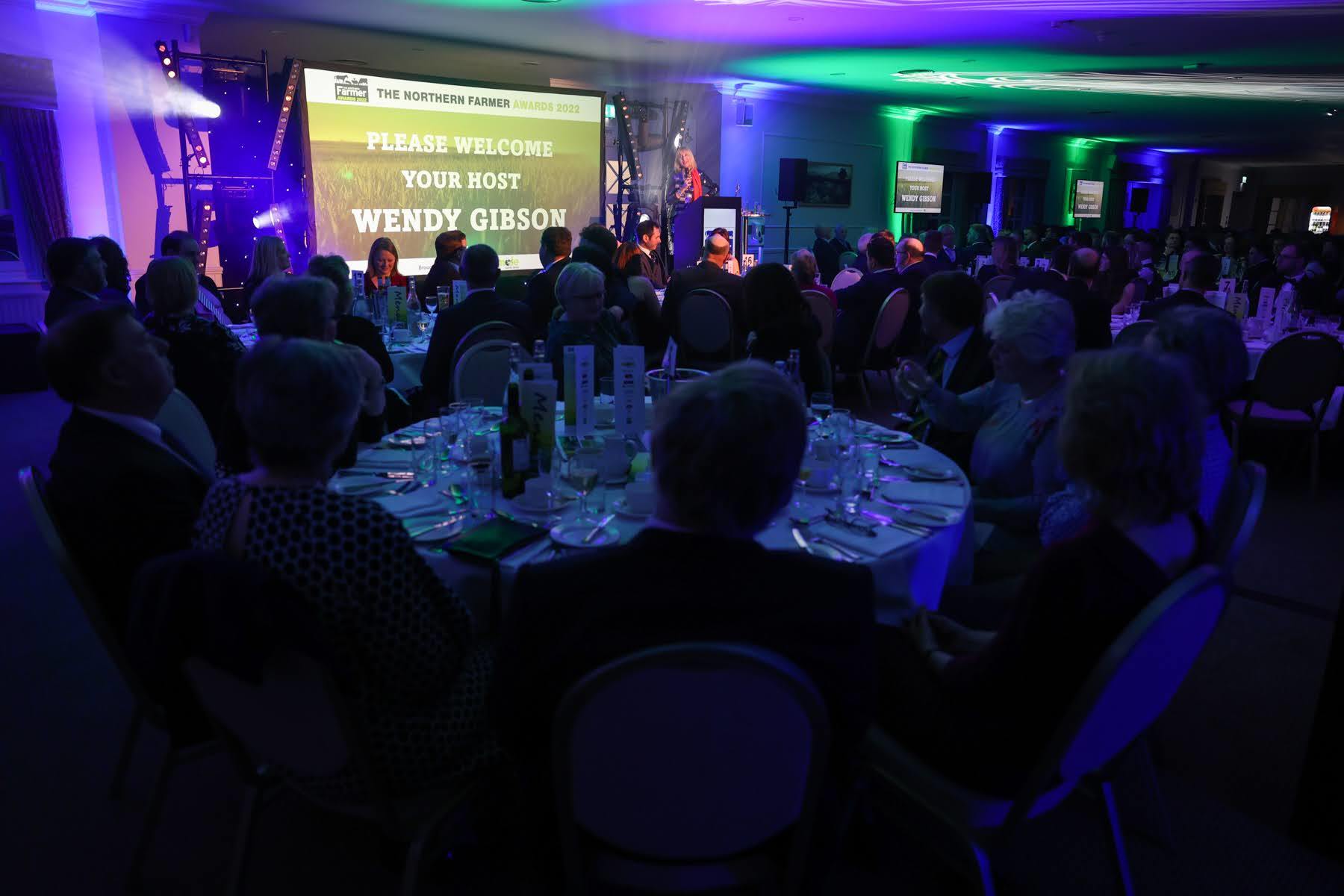 The Northern Farmer Awards 2022 held at The Pavilions in Harrogate. Event host Wendy Gibson. Picture: CHRIS BOOTH