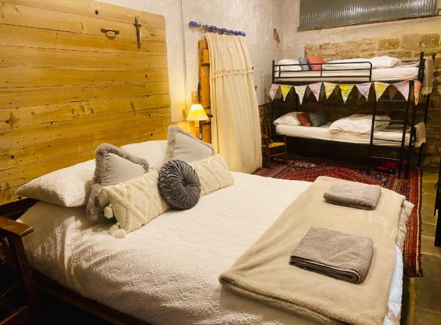 The Northern Farmer: A look inside the bedroom at Basil's Place (Brittany Sparham // Instagram @onhorseback/Airbnb)