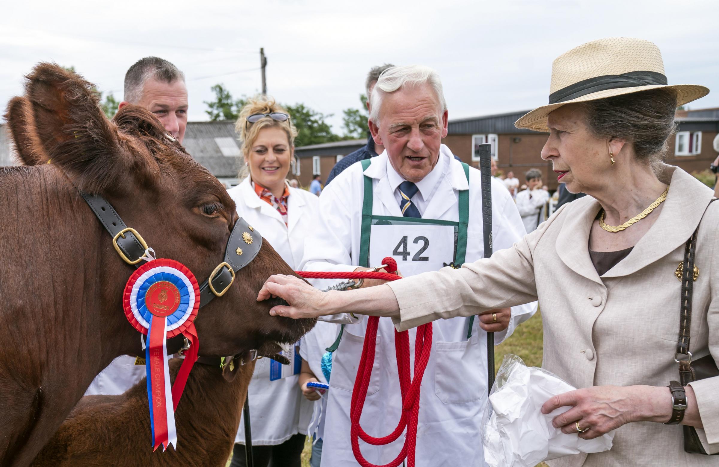 The Princess Royal during a visit to the Great Yorkshire Show at the Great Yorkshire Showground in Harrogate