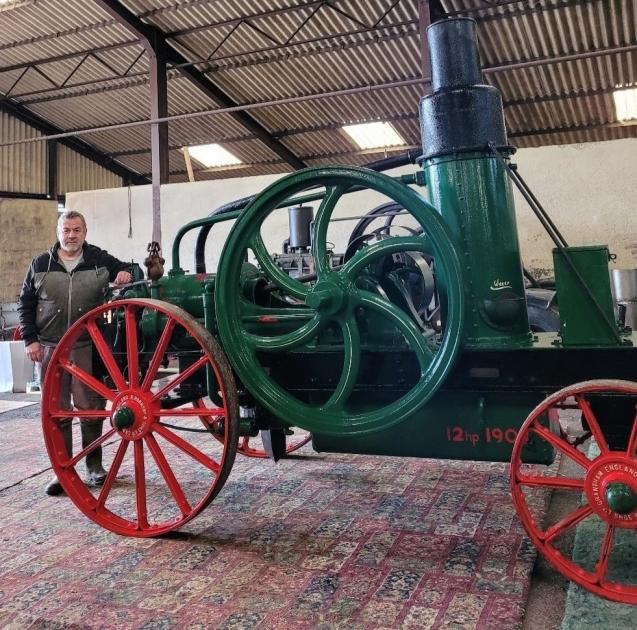 Vintage vehicles get ready for Tractor Fest at Newby Hall
