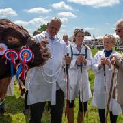 King Charles visiting the Great Yorkshire Show in 2021
