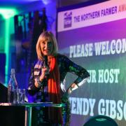 Event host Wendy Gibson at the 2022 Northern Farmer Awards the Pavilions in Harrogate Picture: CHRIS BOOTH