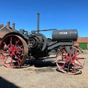 A vintage Titan tractor