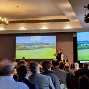 Joe Stanley speaks at the 2023 Northern Farming Conference