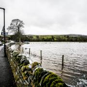 Flooded land at Grinton (file image)